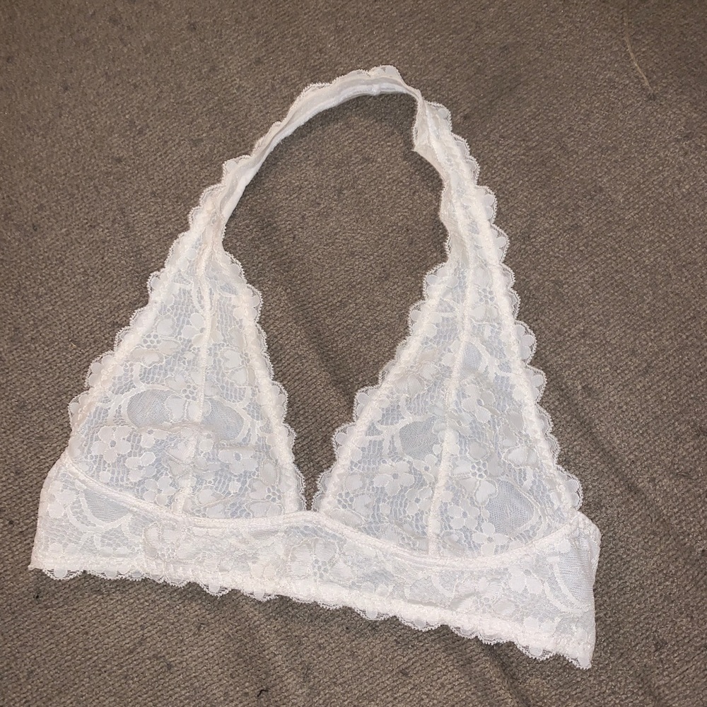 White free people bralette
